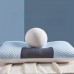 Honeyisland Pillows 2-Pack Ergonomic Cervical Support Cushions for Side, Back & Stomach Sleepers - Neck & Shoulder Comfort, Breathable Soft Knitted Fabric with Polyester Fill, Modern Blue