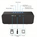happgoose Wireless speakers Music Wireless Speaker Black  Stereo Portable