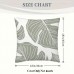 Technologywhale Cushions Vintage Style Tropical Leaf Design Throw Pillow , 45.72x45.72 cm, Double-Sided Print, Short Plush, Zipper Closure, Machine Washable, Polyester Decorative Cushion Case for Home and Office