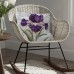 Maystar Cushions Flower Poem 45.72x45.72cm Plush Throw Pillow - Double-Sided, Zip Closure, Machine Washable for Home, Office, and Farmhouse Decor, Short Plush, Without Embroidery, Car Decor, Seasonal Accent