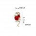 Jellycity Brooches for clothing Snake and Rose Brooch Pin for Women, Sexy Alloy Body with Rhinestone Inlay, Plated Fashion Accessory for Daily Wear, All-Season Versatile Jewelry
