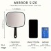 Awakencat Hand mirrors Character-Themed Handheld Vanity Mirror, 10.3"x7.3" - Polished Glass, Portable, Wall-Mountable, Unscented, No Battery Required, Dresser Mount, Plastic Frame