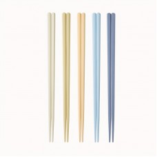 Technologybaby Chopsticks Stylish 5 Pairs of Steel Chopsticks for Home Use, Anti-Slip and Mold-Resistant, Simple and Elegant, Unique Design for Family, chopsticks dishwasher safereusable chopsticks, Dining