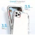 Fruitwhale Cell phone cases Heavy Duty 3 Layers Case for iPhone 11 Series Clear Case, Transparent Heavy Duty Shockproof Anti-Fall Case for iPhone