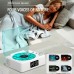 Fruitwhale Wireless speakers Vintage Vinyl Record-Inspired Wireless Speaker with RGB LED Ambient Light & - USB Rechargeable, Wireless Enabled, Dynamic Mode for Bedroom, Office, Game Room Decor - Ideal Christmas & Birthday Gift