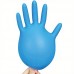 Jellystar Medical gloves Premium Waterproof Blue Nitrile Gloves - 80pcs, Allergy, Powder & Latex-Free, Lightweight for Dishwashing & Household Cleaning, Ambidextrous Fit