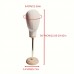 Aospenice Hat stands Unisex-Adult Adjustable Linen Wig Display Mannequin Head with Wooden Base and Metal Stand for Hats and Hairpieces