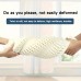 Aprilife Pillows 2pcs Soft & Skin-Friendly Latex Pillows - Perfect for Back and Side Sleepers, All-Season Comfort, Hand Washable