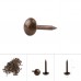 Ourcity Metal nails 50pcs Vintage Bronze Metal Upholster Nails, Decorative Tack Studs for Furniture, Sofa, Shoe, Door Crafting