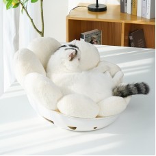 Mangobaby Pet cushions Cozy Plush Cat - All-Season Warm Pet Nest, Modern Style, Thick Cushioned Mat for Cats & Small Dogs, Indoor Comfort Sleeping Pad
