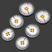 Smileland Buttons White Daisy Resin Buttons - Suitable for Cuffs, Shirts, Skirts, Etc. - 20mm Size 30pcs