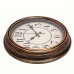 Arcabelf Clocks Vintage Bronze 29.97cm Silent Wall Clock - Rustic Decorative, Non-Ticking, Battery Operated for Kitchen, Living Room, Home Office