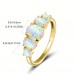 Museumoon Jewelry rings Chic Ring Plated Of Beauty And Elegance Match Daily Outfits Party Accessory Luxury Ring Museumoon Jewelry rings Chic Ring Plated Of Beauty And Elegance Match Daily Outfits Party Accessory Luxury Ring