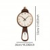Biasea Clocks Fantasy Themed Acrylic Wall Clock, Silent Quartz Movement, Irregular Shape with Arched Crown, Mirror Finish, Digital Display, Auto-Off Chime, with 2 AA Batteries (Not Included) for Living Room, Kitchen, Home, Bathroom, Bedroom Decor