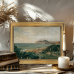 Superone Picture Frames  Art of Antique Countryside Landscape - Vintage Gold-Framed Wall Decor for Living Room, 29.97cm x 39.88cm - Rustic Scenic Painting Home Interior Decoration