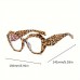 Barledear Eyeglasses Fashion Blue Light Blocking Glasses - Candy Colors, Geometric Full Frame Clear Lens 
