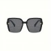 Sheeplany Half-framed Fashion Glasses For Women With A Touch Of Retro Fashion Trendy Square Fashion Glasses For Sun Protection