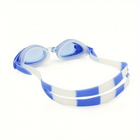 Colorearth Swim goggles Kids Sports Swim, Full Rim Oval PC Frame with Polycarbonate Lens, Non-Prescription, with Anti-Fog Cloth and Storage Case for Ages 3-14