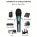 MOXNICE Microphones Wired Dynamic Microphone, Hand Box Audio, Karaoke Singing Wired Handheld Microphone