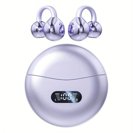 Jellytiger Headphones Hi-Res Audio Wireless Earbuds, LED Digital Display, 5.4 Core, In-Ear, HIFI High Definition Sound, Charging Case, Low Power Consumption, Long Battery Life, Wireless Compatible, Capacitive Microphone