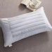 FANTASY FUTURE Pillows Versatile Oat Fiber Pillow with Neck Support, Zippered Polyester Cover, Machine Washable - White 2pcs