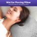 Superone Pillows Adjustable Fill Ear Pillow with Removable Washable Cover for Side Sleepers and Ear Care, Machine Washable, Portable Ear Protection Accessory