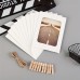 Jellyhare Paper photo frames 50pcs Paper Picture Frame, Whjite Photo Frame For Wall And Tabletop Display, Poster Hanger, For Works Display Frame, Desktop DIY Wall Decor, Art Home Decor, For Birthday Party Decor, Wedding Anniversary Party Christmas Gift