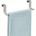 Wishoney Towel racks tainless Steel Over-the-Door Towel Rack, Wall-Mounted Kitchen and Bathroom Cabinet Towel Hooks, Towel Racks