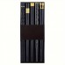 Teadiary Chopsticks 5pcs Fashion Chopsticks - Reusable, Non-Slip, High-Temperature Alloy, Solid Pattern, Glass Fiber Material, Dishwasher Safe, for Restaurants / Chinese Cuisine Enthusiasts