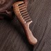 Petrain Combs Sandalwood Wide-Tooth Hair Comb - Anti-Static Wooden Detangling Comb for Normal Hair, Natural Wood Scalp Massage Comb, Ideal Household Gift