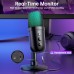 Girland Microphones USB-C Podcaster Microphone with Volume Control, Shock Mount, and Silent Function, Professional Recording and Video Conferencing Mic, Plug & Play, Low Latency, with Real-Time Monitoring, for Gaming, Karaoke, Streaming