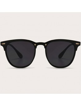 Jellyrat Eyeglasses Unisex Fashion Round Glasses, Semi-Metal Frame, PC Lens, Trendy Eyewear for Daily Travel, No Battery Required