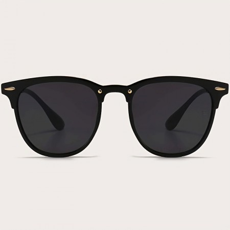 Jellyrat Eyeglasses Unisex Fashion Round Glasses, Semi-Metal Frame, PC Lens, Trendy Eyewear for Daily Travel, No Battery Required