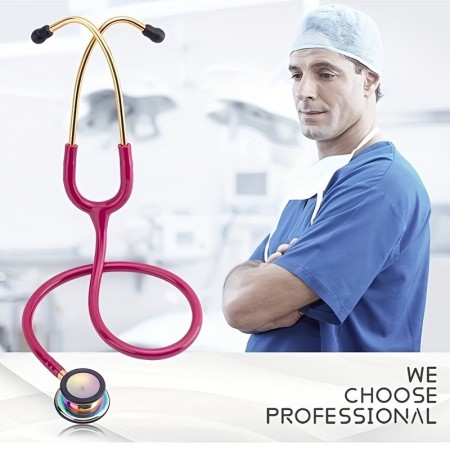 Faceshark Stethoscopes Portable Professional Cardiology Stethoscope Double Sided Stethoscope Medical Equipment Nurse Doctor Stethoscope