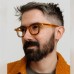 Girland Eyeglasses Acetate Square Frame Eyeglasses for Running - Fashionable Mixed and Matched Design for Daily Wear or Style Statement - Board Material