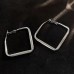 Arcabelf Earrings 1 Pair Of European And American Personality, High-end Temperament, Simple Square Fashion, Plain Circle, Women's Daily Fashion Earring