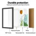 Shelldear Picture Frames Black Photo Frame for Home Decor and Display Unique Design Ideal for Family Memories and Special 3pcs