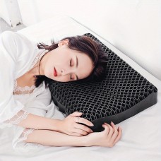 Arrow king Pillows Ultra-Comfort Bamboo Charcoal Negative Ion Gel Pillow - Breathable & Slow-Rebound with Graphene Technology, Washable Jelly Silicone for Neck Support in All Sleep Positions, Contemporary Style with Zip Closure