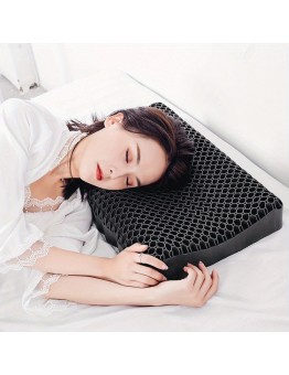 Arrow king Pillows Ultra-Comfort Bamboo Charcoal Negative Ion Gel Pillow - Breathable & Slow-Rebound with Graphene Technology, Washable Jelly Silicone for Neck Support in All Sleep Positions, Contemporary Style with Zip Closure