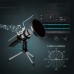 Sealcat Microphones USB Microphone with Pop Filter and Tripod Stand, Cardioid Condenser PC Gaming Mic, Plug & Play, Uncharged, USB Type-B Connector, for Streaming, Podcasting, Vocal Recording, Compatible with Windows Laptop and Desktop