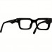 Cloud Ants Eyeglasses Unisex Rectangular Full Frame Glasses with Integrated Nose Support - High-Quality Acetate Fiber Material, Versatile for Leisure, Office, and Gatherings, Interchangeable Acrylic Lenses, Includes Glasses