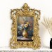 Aprilife Picture Frames Vintage Angel Resin Photo Frame - Elegant European-Style Wall Hanging Decor for Home & Wedding