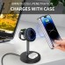 Madrepora Wireless chargers Wireless Charger, for iPhone 16 Wireless Charger, Portable Wireless Charger Stand for iPhone16, 15, 14, 13, 12/Pro/Max/Mini/Plus, for iWatch2-10, for Airpods 4/3/2/Pro