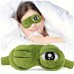QUEENGOOSE Sleep masks Frog Plush 3D Sleep Eye Mask for Stress Relief - Hypoallergenic, Latex-Free, Unscented, Soft Comfortable Eye Covers for Deep Restful Sleep