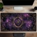 Eggdeer Desk mats Extra-Large Non-Slip Purple Moon & Stars Gaming Mouse Pad - Durable Desk Mat for Gamers and Office Use - Ideal Gift for Teens and Partners 30*80