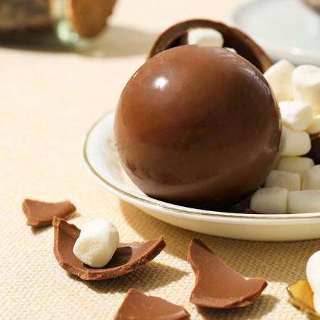 Smilecity Milk chocolate Sandwich Chocolate Ball High-end baking snacks Candy foreign trade snacks 590g