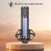Powerfox Microphones High-Quality Condenser Microphone with Large Diaphragm, Dual Circuit Board for Live Performances & Studio Recording, USB Powered, XLR Connector - Ideal for Singing and Sound Effects