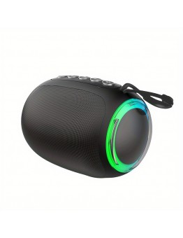 Petree Personal stereos Portable Wireless Stereo Speaker, 2.7-5W Power, with 3D Surround Sound, TWS, FM Radio, TF Card/USB Dongle Support, Hands-Free Calling, Type-C Charging, 1800mAh Battery, Button Control, for Outdoor Use