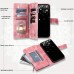 Barlecat Covers for smartphones Faux Leather Flip Phone Case - Compatible with iPhone  12 Models, Premium Synthetic Leather, Flip Design, Card Slots, and Phone Protection