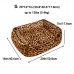 Holidaymoon Pet cushions Leopard Print Dog , Rectangle Polyester Pet with Fiber Fill, Animal Pattern Cushion for Extra Small to Large Dogs and Cats, Comfortable Sleeping 